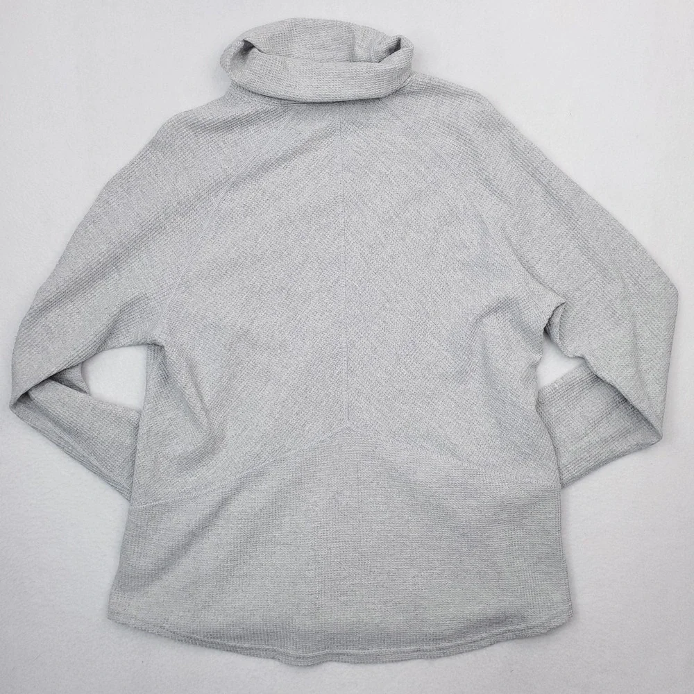 Kuhl Petra Turtleneck Womens Extra Large Gray Thermal Pullover‎ Thumbhole Sleeve